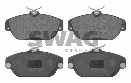 SWAG 20164 Комплект гальмівних колодок, дискове гальмо