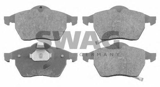 SWAG 23116 Комплект гальмівних колодок, дискове гальмо