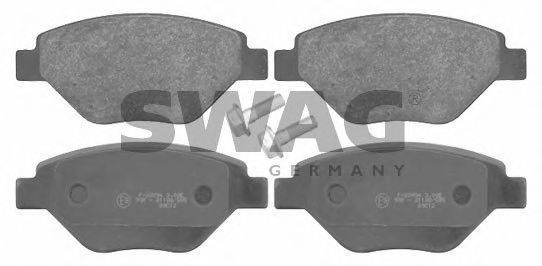SWAG 23934 Комплект гальмівних колодок, дискове гальмо