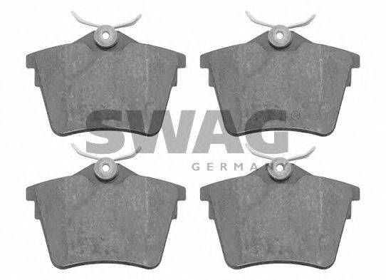 SWAG 24135 Комплект гальмівних колодок, дискове гальмо