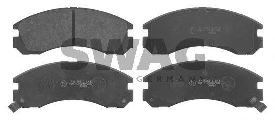SWAG 80916776 Комплект гальмівних колодок, дискове гальмо