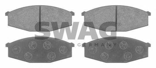 SWAG 20863 Комплект гальмівних колодок, дискове гальмо