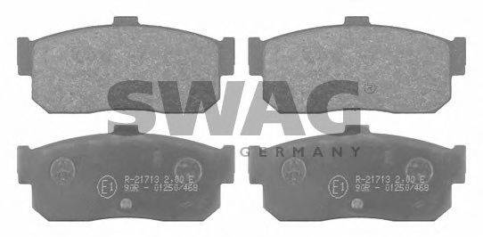 SWAG 21715 Комплект гальмівних колодок, дискове гальмо