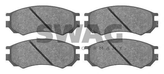 SWAG 82916367 Комплект гальмівних колодок, дискове гальмо