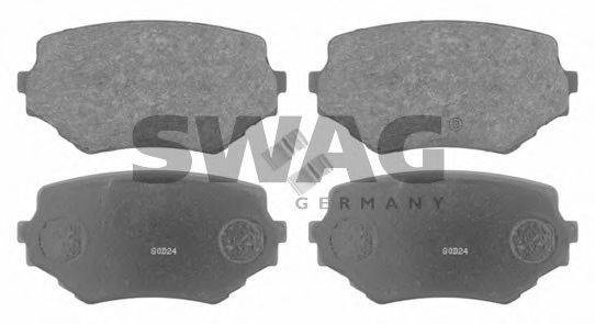 SWAG 84916647 Комплект гальмівних колодок, дискове гальмо