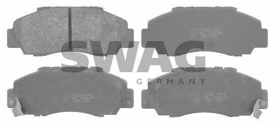 SWAG 85916551 Комплект гальмівних колодок, дискове гальмо