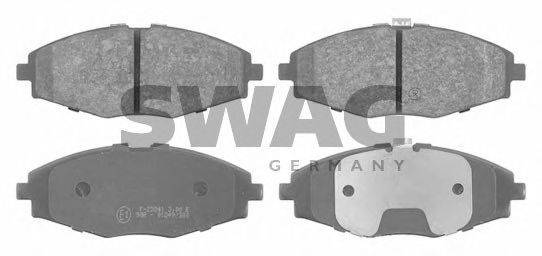 SWAG 89916341 Комплект гальмівних колодок, дискове гальмо
