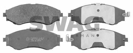 SWAG 89916510 Комплект гальмівних колодок, дискове гальмо