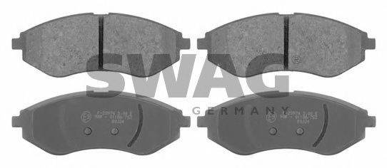 SWAG 89916721 Комплект гальмівних колодок, дискове гальмо