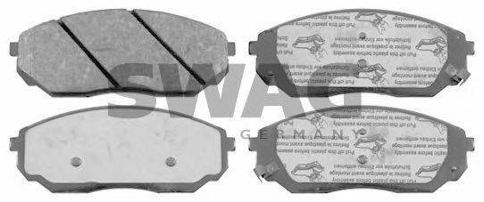SWAG 91916471 Комплект гальмівних колодок, дискове гальмо