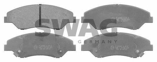 SWAG 91916557 Комплект гальмівних колодок, дискове гальмо