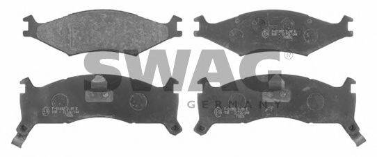 SWAG 91916558 Комплект гальмівних колодок, дискове гальмо