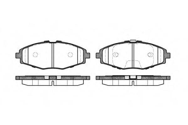 ALFAROME/FIAT/LANCI 58296316 Комплект гальмівних колодок, дискове гальмо