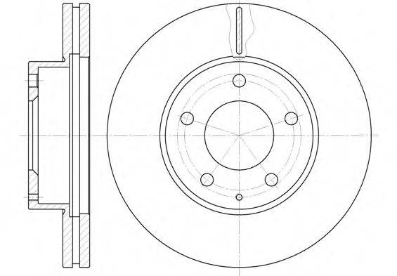 ROADHOUSE 693610 гальмівний диск