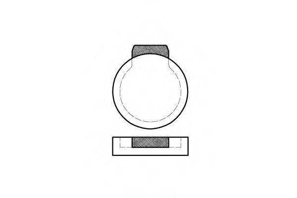 REMSA 008700 Комплект гальмівних колодок, дискове гальмо