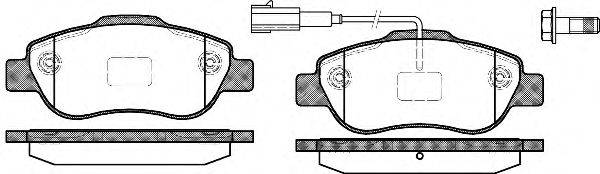 BREMBO P23107 Комплект гальмівних колодок, дискове гальмо