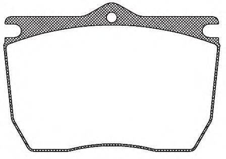REMSA 824.20 Комплект гальмівних колодок, дискове гальмо