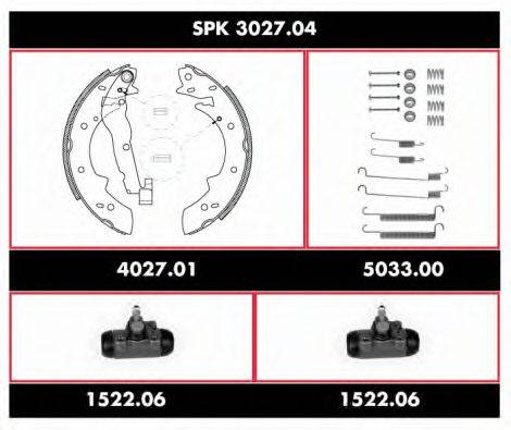 REMSA SPK302704 Комплект гальм, барабанний гальмівний механізм
