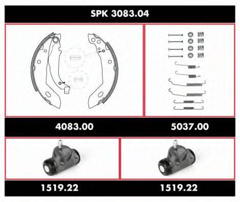 REMSA SPK308304 Комплект гальм, барабанний гальмівний механізм