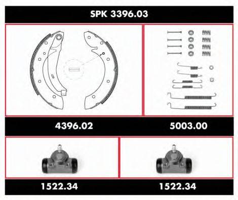 REMSA SPK339603 Комплект гальм, барабанний гальмівний механізм