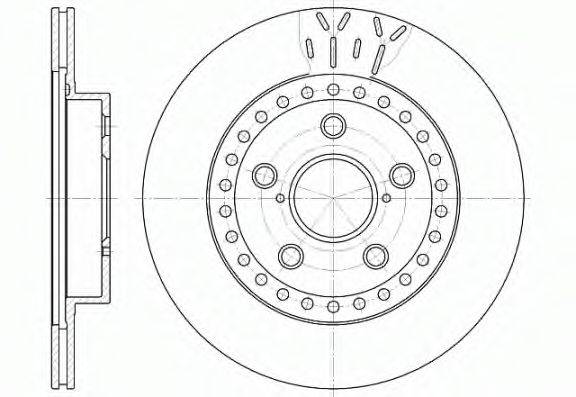 REMSA 656110 гальмівний диск