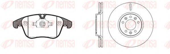 REMSA 8121901 Комплект гальм, дисковий гальмівний механізм