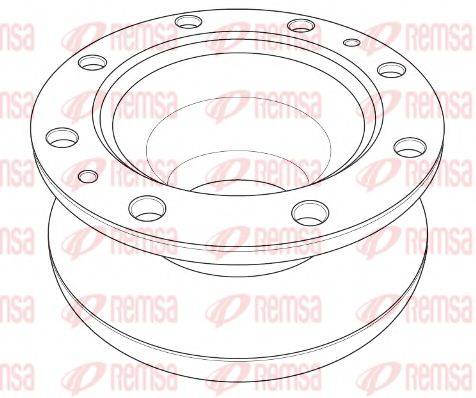 REMSA 1204.10 гальмівний диск