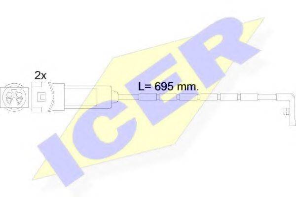 ICER 610241EC Сигналізатор, знос гальмівних колодок