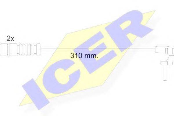 ICER 610453EC Сигналізатор, знос гальмівних колодок