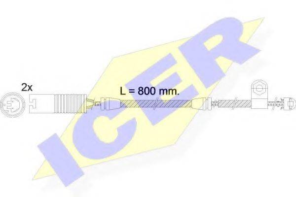 ICER 610499EC Сигналізатор, знос гальмівних колодок