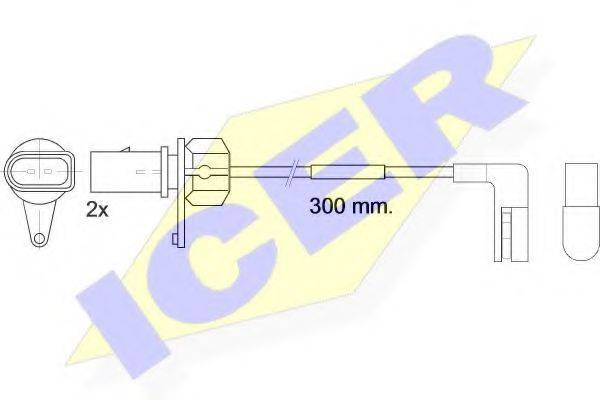 ICER 610507EC Сигналізатор, знос гальмівних колодок