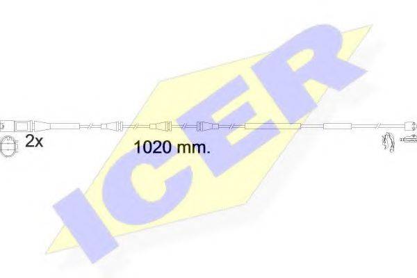 ICER 610623EC Сигналізатор, знос гальмівних колодок