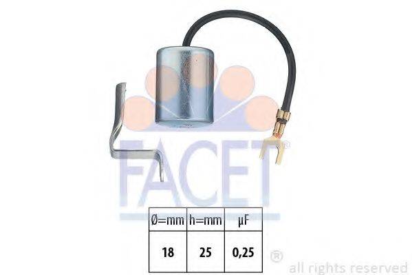 FACET 00617 Конденсатор, система запалювання