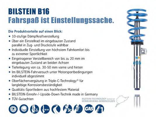 BILSTEIN BIL014038 Комплект ходової частини, пружини / амортизатори