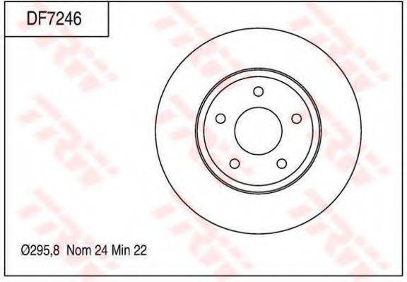 DONGFENG 4541001 гальмівний диск