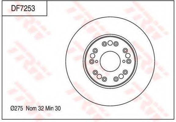 TRW DF7253 гальмівний диск