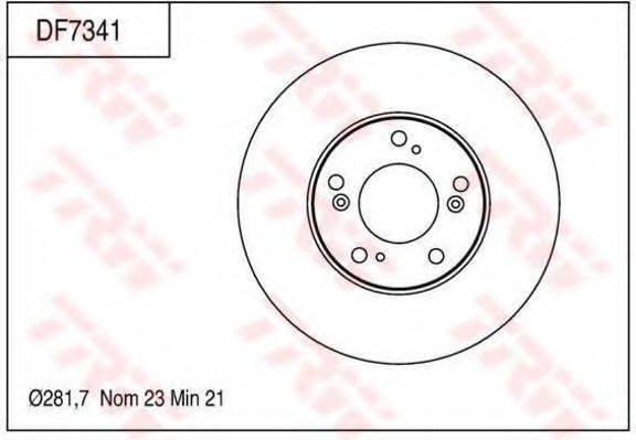 HONDA 45251-S70-000 гальмівний диск