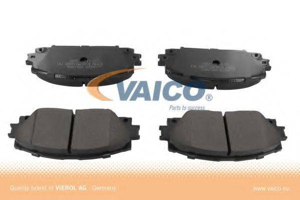 VAICO 70-0036 Комплект гальмівних колодок, дискове гальмо