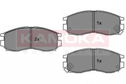 KAMOKA JQ1011528 Комплект гальмівних колодок, дискове гальмо