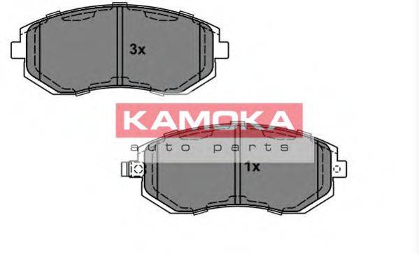 KAMOKA JQ101126 Комплект гальмівних колодок, дискове гальмо