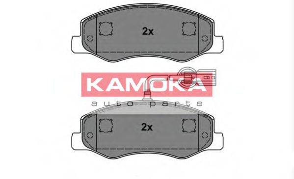 KAMOKA 101140 Комплект гальмівних колодок, дискове гальмо