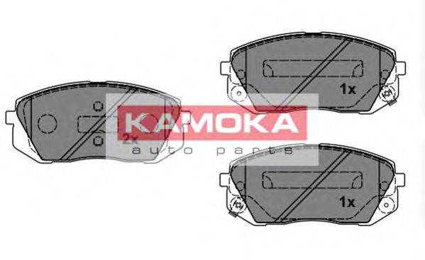 KAMOKA 24502 Комплект гальмівних колодок, дискове гальмо