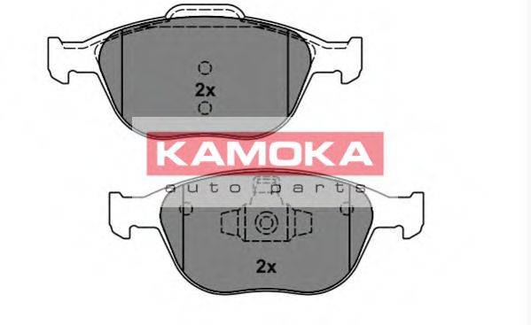 KAMOKA 101161 Комплект гальмівних колодок, дискове гальмо