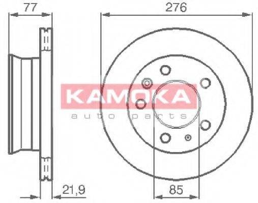 KAMOKA 103306 гальмівний диск