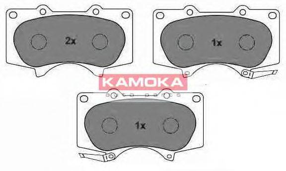 KAMOKA JQ101111 Комплект гальмівних колодок, дискове гальмо