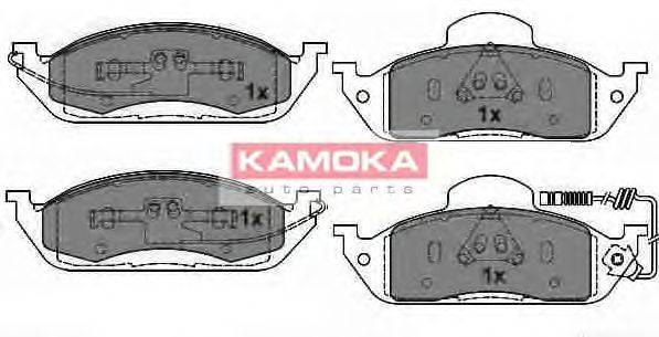 KAMOKA 23193 Комплект гальмівних колодок, дискове гальмо