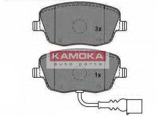 KAMOKA 23843 Комплект гальмівних колодок, дискове гальмо