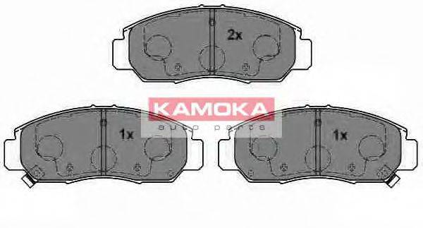 KAMOKA 23729 Комплект гальмівних колодок, дискове гальмо