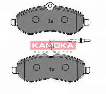 KAMOKA JQ1013542 Комплект гальмівних колодок, дискове гальмо
