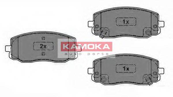KAMOKA JQ1013566 Комплект гальмівних колодок, дискове гальмо